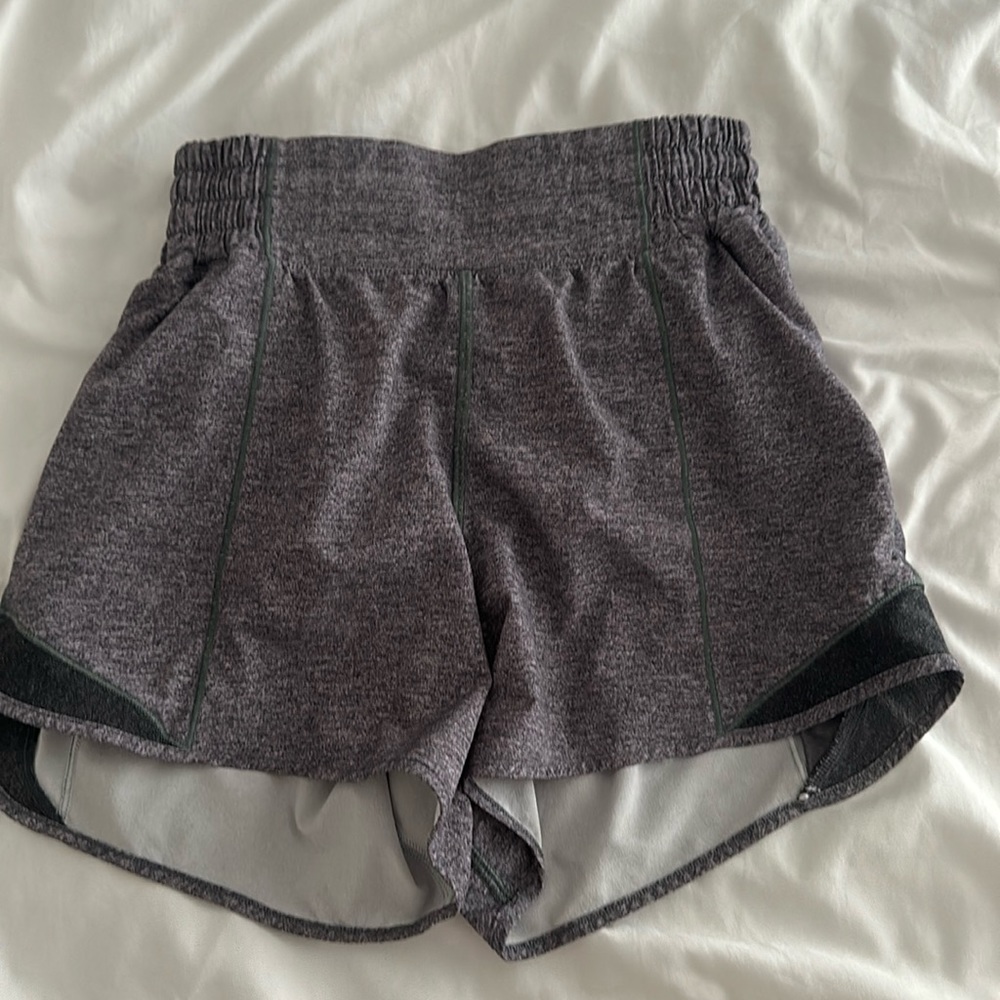 New lululemon gray shorts only worn once or twice